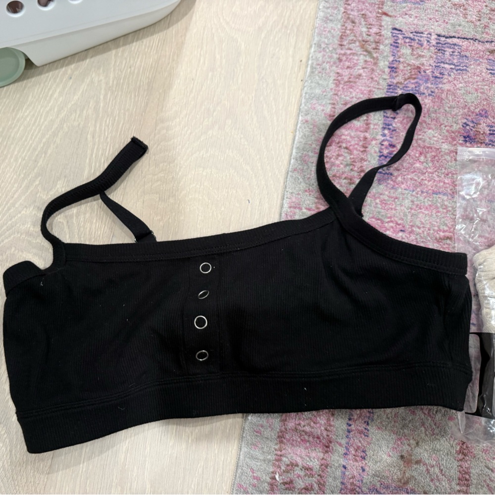 Kindred Bravely Ribbed Bamboo Pumping Bra Bralette